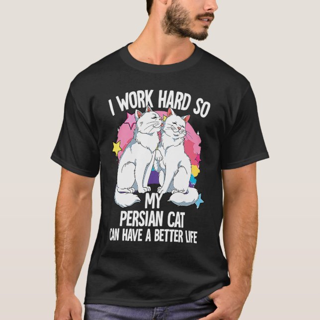 Persian Cat  2 T-Shirt (Front)