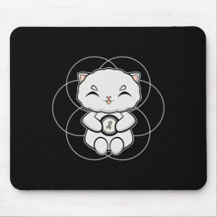 Persian Cat Anime Kitten Dyslexia Awareness Mouse Pad