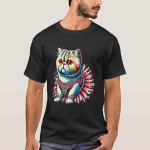 Persian Cat Ballet Adorable Ballerina Tutu T-Shirt