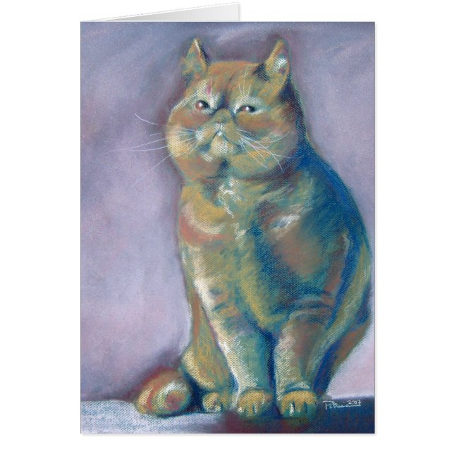 Persian Cat Card (Front)
