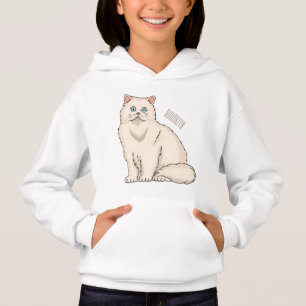 Persian cat cartoon illustration