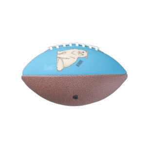 Persian cat cartoon illustration football