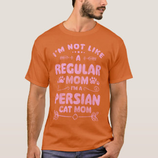 Persian Cat Cat Dad Fur Cat Fan retro T-Shirt