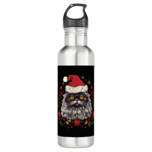 Persian Cat Christmas   710 Ml Water Bottle