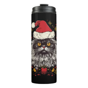 Persian Cat Christmas   Thermal Tumbler