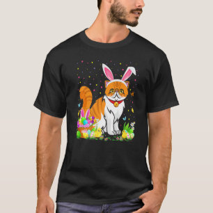 Persian Cat Easter Egg Hunting Persian Cat Easter T-Shirt