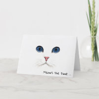 Persian Cat Face Birthday