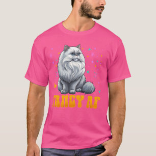 Persian Cat FANCY AF Funny Persian Cats Owners T-Shirt