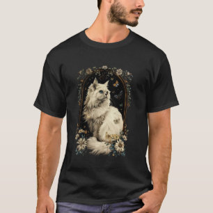 Persian Cat Flower T-Shirt
