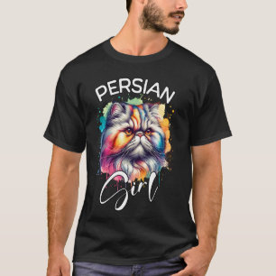 Persian Cat Girl Persian Cat T-Shirt