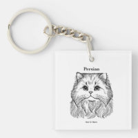 Persian Cat – Grace in Every Whisker Keychain