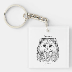 Persian Cat – Grace in Every Whisker Keychain