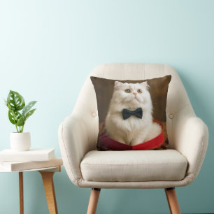 Persian Cat In a Heart Candy Box Cushion