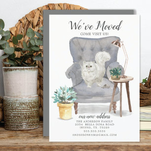 Persian Cat Moving Announcement