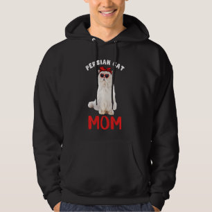 Persian Cat Mum Mama Cat  Owner Funny Kitty Kitten Hoodie