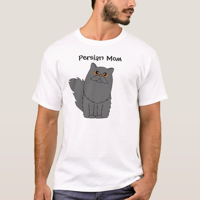 Persian Cat Mum T-Shirt (Front)