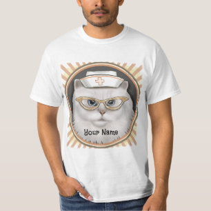 Persian Cat Nurse T-Shirt