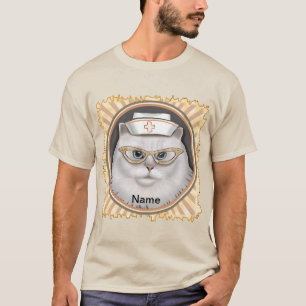 Persian Cat Nurse T-Shirt