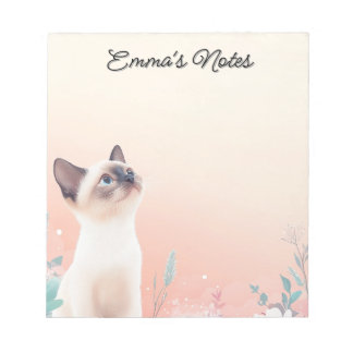 Persian Cat Personalised Notepad