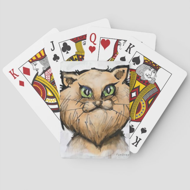Persian Cat Playing Cards (Back)
