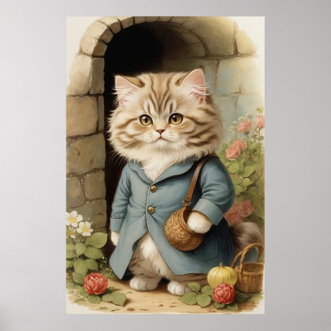 Persian Cat Poster (Front)