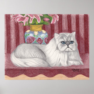 Persian Cat Poster