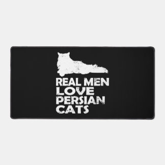 Persian cat - real men love persian cats desk mat