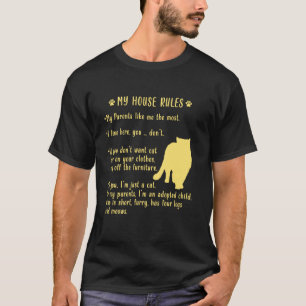 PERSIAN CAT RULES Funny Persian Cats Lovers T-Shirt