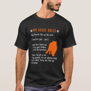 PERSIAN CAT RULES Funny Persian Cats Lovers T-Shirt