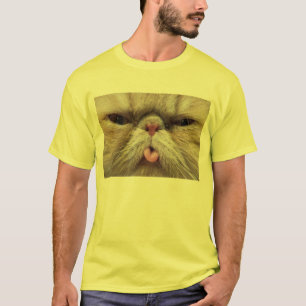 Persian Cat Sticking Tongue Out T-Shirt