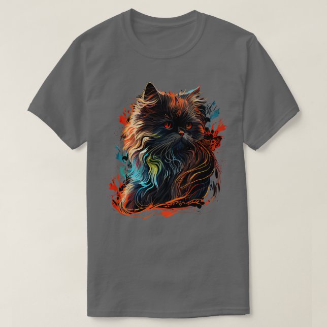 Persian Cat T-Shirt (Design Front)