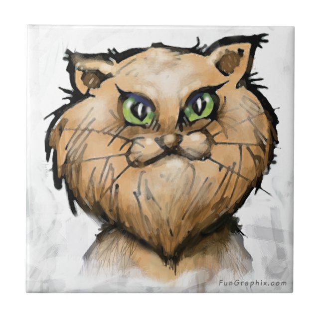 Persian Cat Tile (Front)