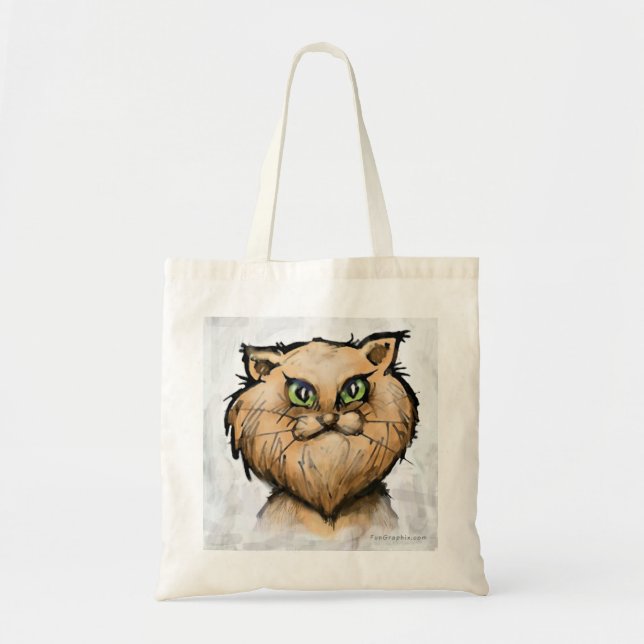 Persian Cat Tote Bag (Front)