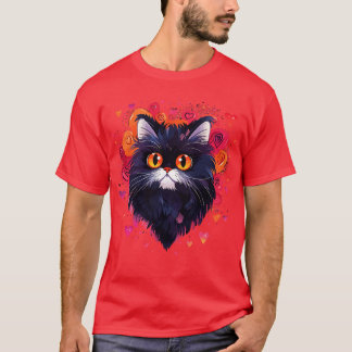 Persian Cat Valentine Day T-Shirt