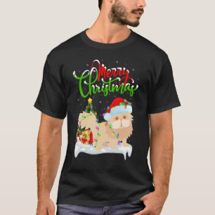 Persian Cat Xmas Decorations Persian Cat Christm T-Shirt
