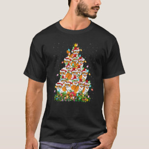 Persian Cat  Xmas Santa Persian Cat Christmas Tree T-Shirt