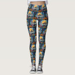 Persian Cats Pumpkin Halloween Funny Leggings<br><div class="desc">A playful Halloween scene featuring a mischievous little kitten peeking out of a carved pumpkin,  surrounded by spooky-fun fall vibes. With cheeky charm and autumn colours,  it’s the perfect touch of humour for the season.</div>
