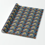 Persian Cats Pumpkin Halloween Funny Wrapping Paper<br><div class="desc">A playful Halloween scene featuring a mischievous little kitten peeking out of a carved pumpkin,  surrounded by spooky-fun fall vibes. With cheeky charm and autumn colours,  it’s the perfect touch of humour for the season.</div>