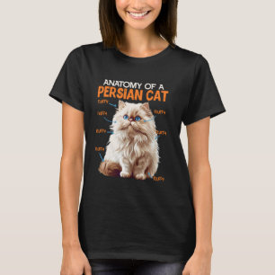Persian Cats THE ANATOMY OF THE PERSIAN CAT Cat Ow T-Shirt