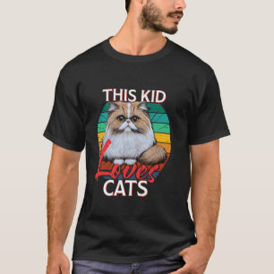 Persian Cats THIS KID LOVES CATS Persian Cat Kids T-Shirt