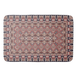 Persian coloured carpet bath mat