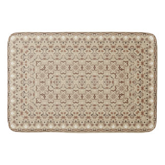 Persian coloured carpet bath mat