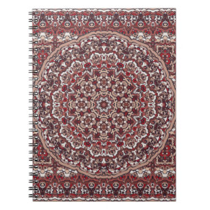 Persian coloured carpet notebook
