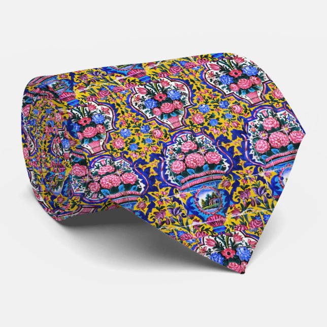 Persian elaborate tiled mural       tie (Rolled)