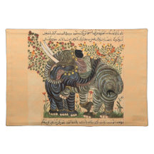 Persian Elephant placemat