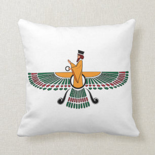 Persian Farvahar Pillow
