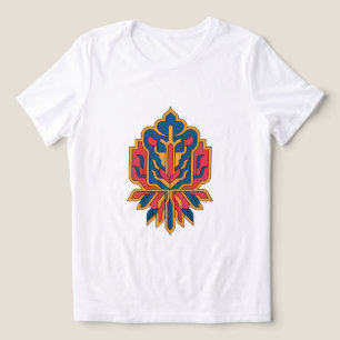Persian Floral Carpet DesignT-Shirt Tri-Blend Shirt
