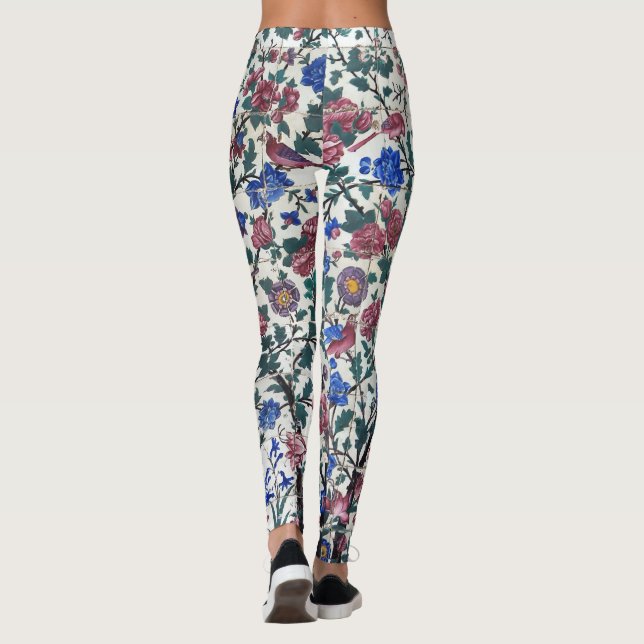 Persian floral design    leggings (Back)