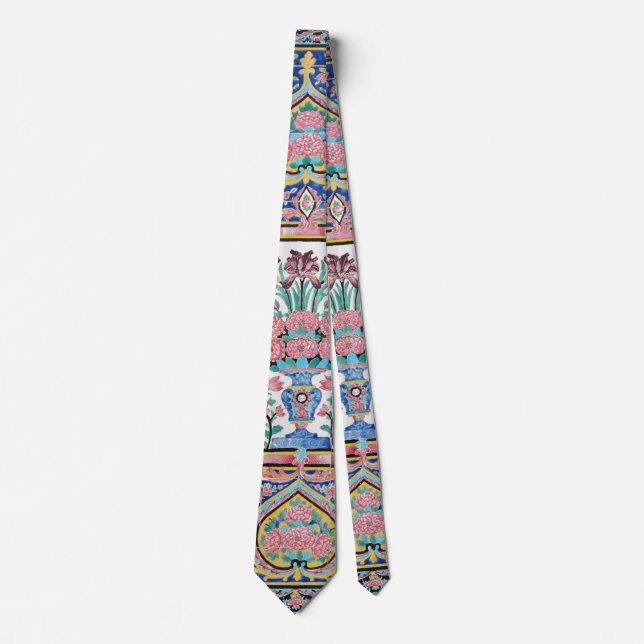 Persian floral design  tie (Front)