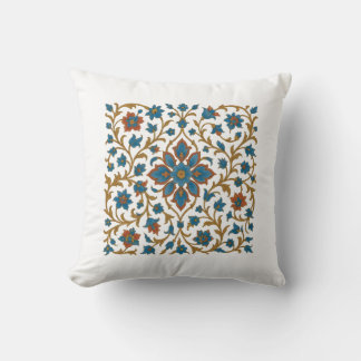 Persian Floral Ornament Artwork Cushion